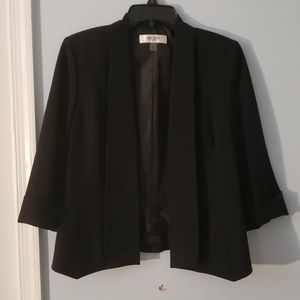 A black blazer